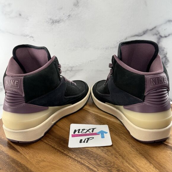 Women’s size 8-Nike Air Jordan 2 Retro Off Noir Sky K Mauve Sneakers DX4400 005 - Picture 5 of 9